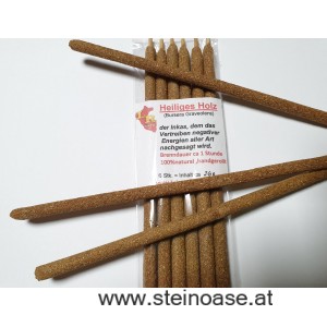 Palo Santo / Heiliges Holz Räucherstäbchen, Handgerollt, Peru